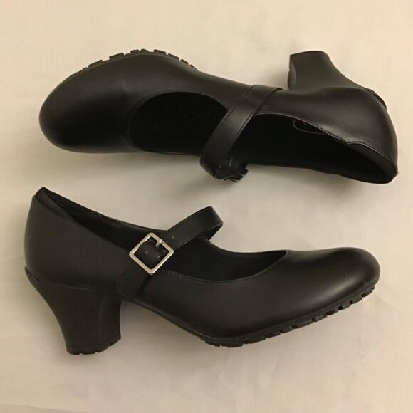 Safe-T-Step 9 Dani Mary Jane Women’s Comfort Shoes Black Heels Career Work - Picture 8 of 11